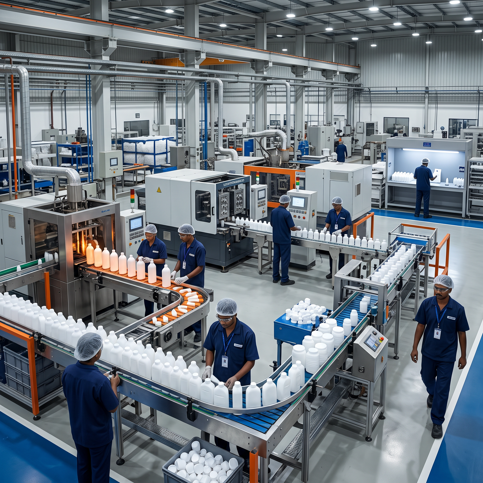 Advanced manufacturing machinery at Amber Polypack